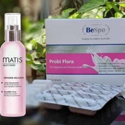 Giảm sưng viêm bằng mặt nạ men lợi khuẩn từ sữa chua Probi Flora